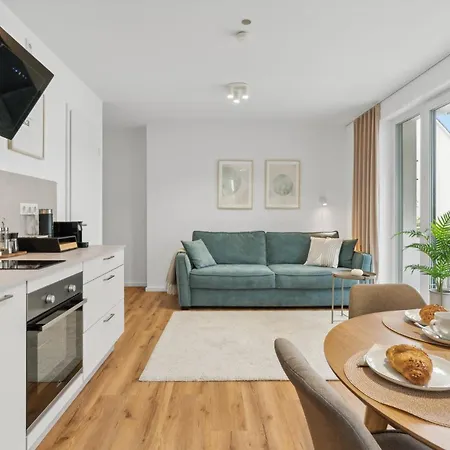 شقة Zwei Fuer Bis Zu 8 Personen Zentral, Modern, Mit Terrasse & Balkon بيليفيلد