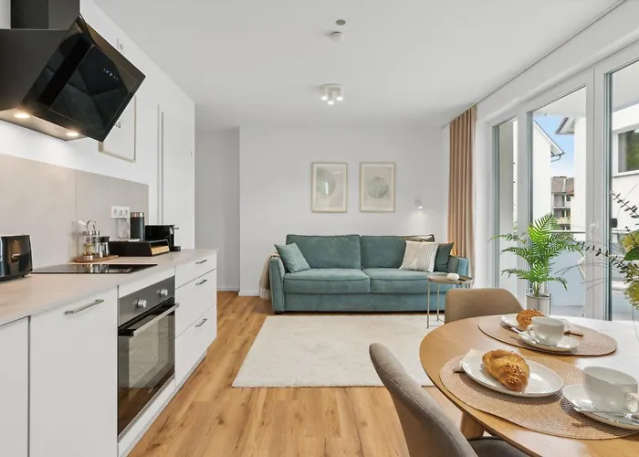 Lejlighed Zwei Fuer Bis Zu 8 Personen Zentral, Modern, Mit Terrasse & Balkon Bielefeld