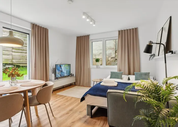 Zwei Fuer Bis Zu 8 Personen Zentral, Modern, Mit Terrasse & Balkon Lejlighed Bielefeld