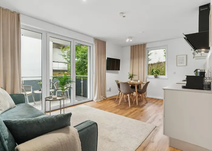 Zwei Fuer Bis Zu 8 Personen Zentral, Modern, Mit Terrasse & Balkon Bielefeld